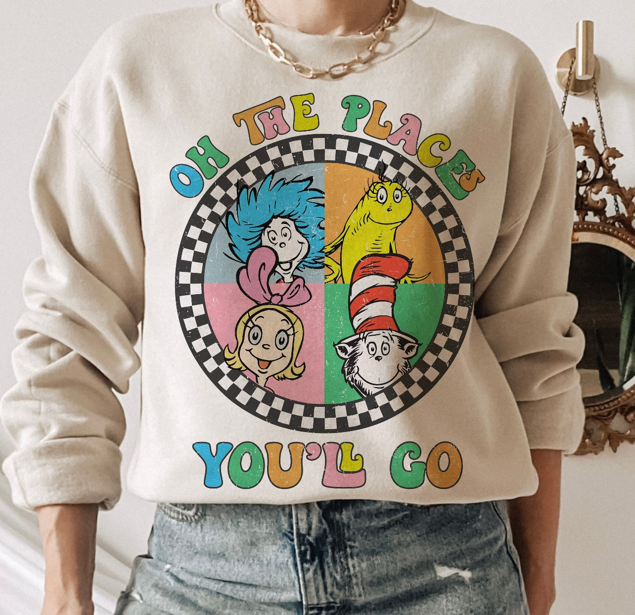 Oh the Places - Circle Design