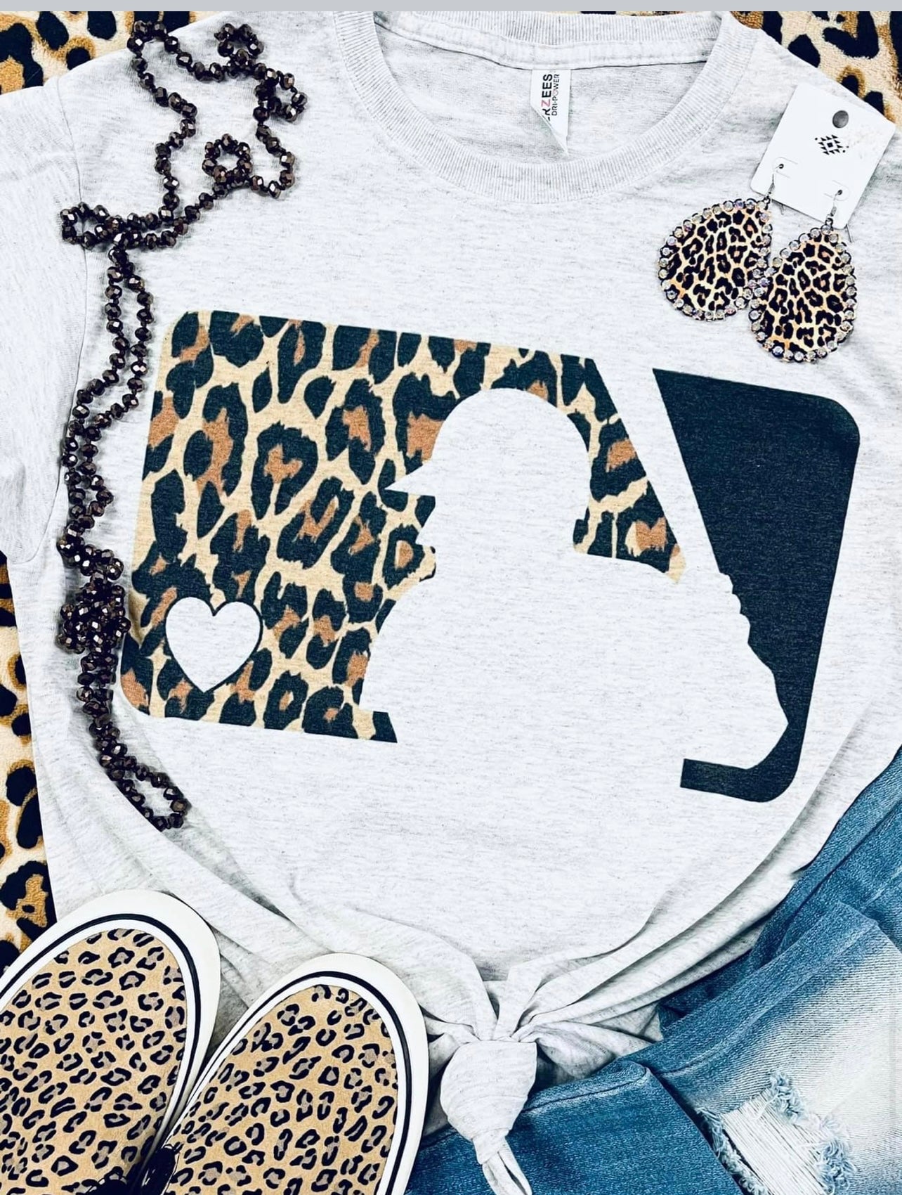 Cheetah Baseball/Softball Tee