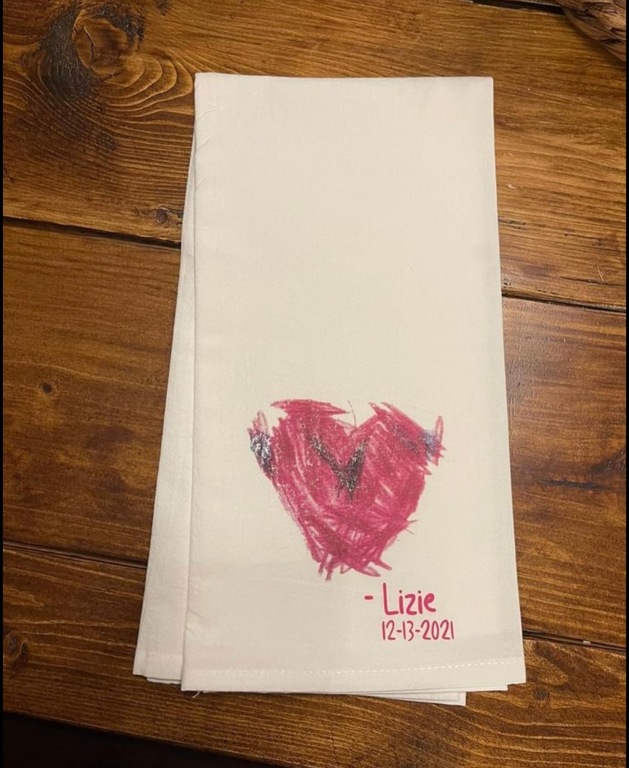 Personalized Tea Towel