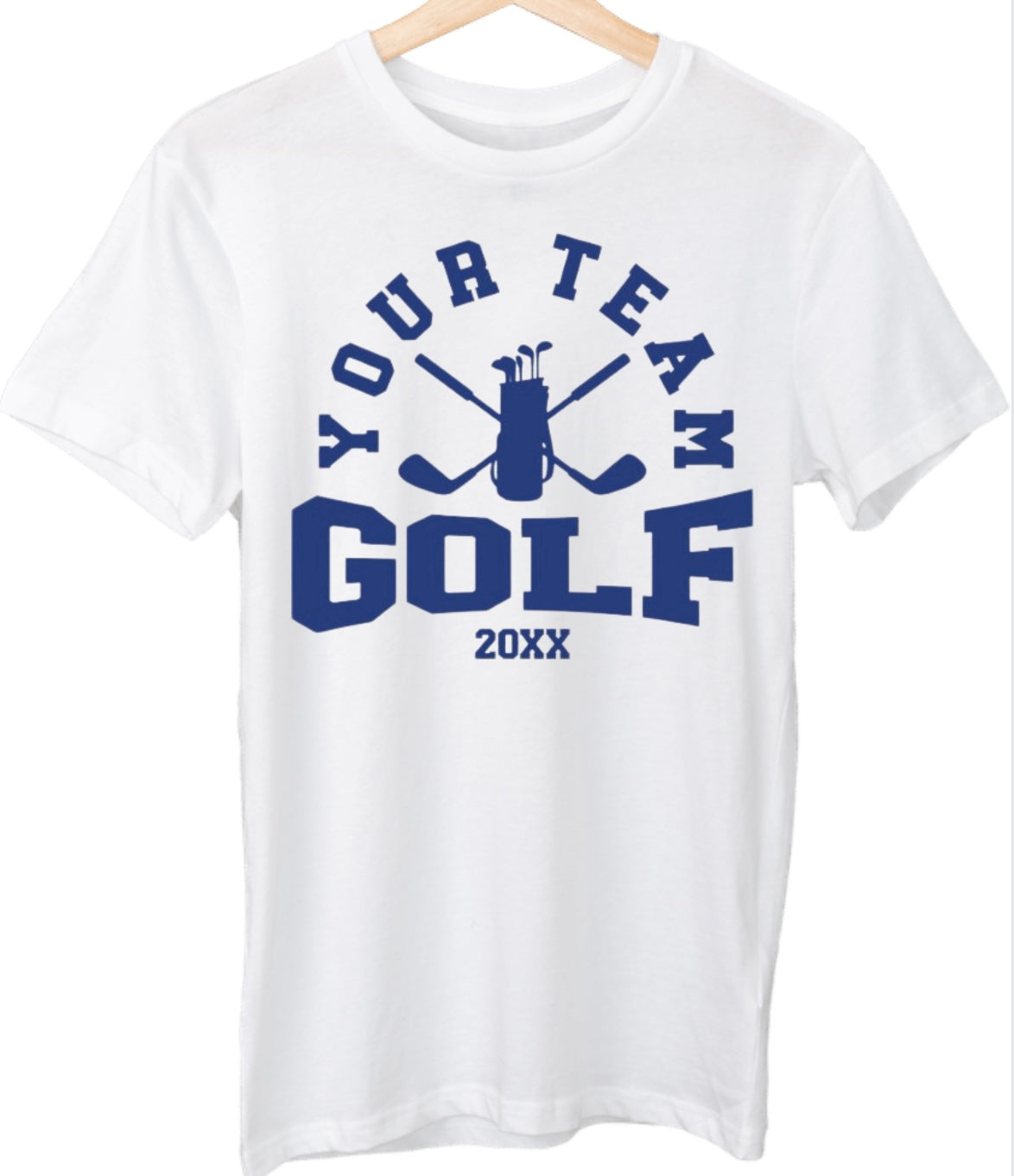 Custom Golf Team And Year Tee Hidden Acres Creations