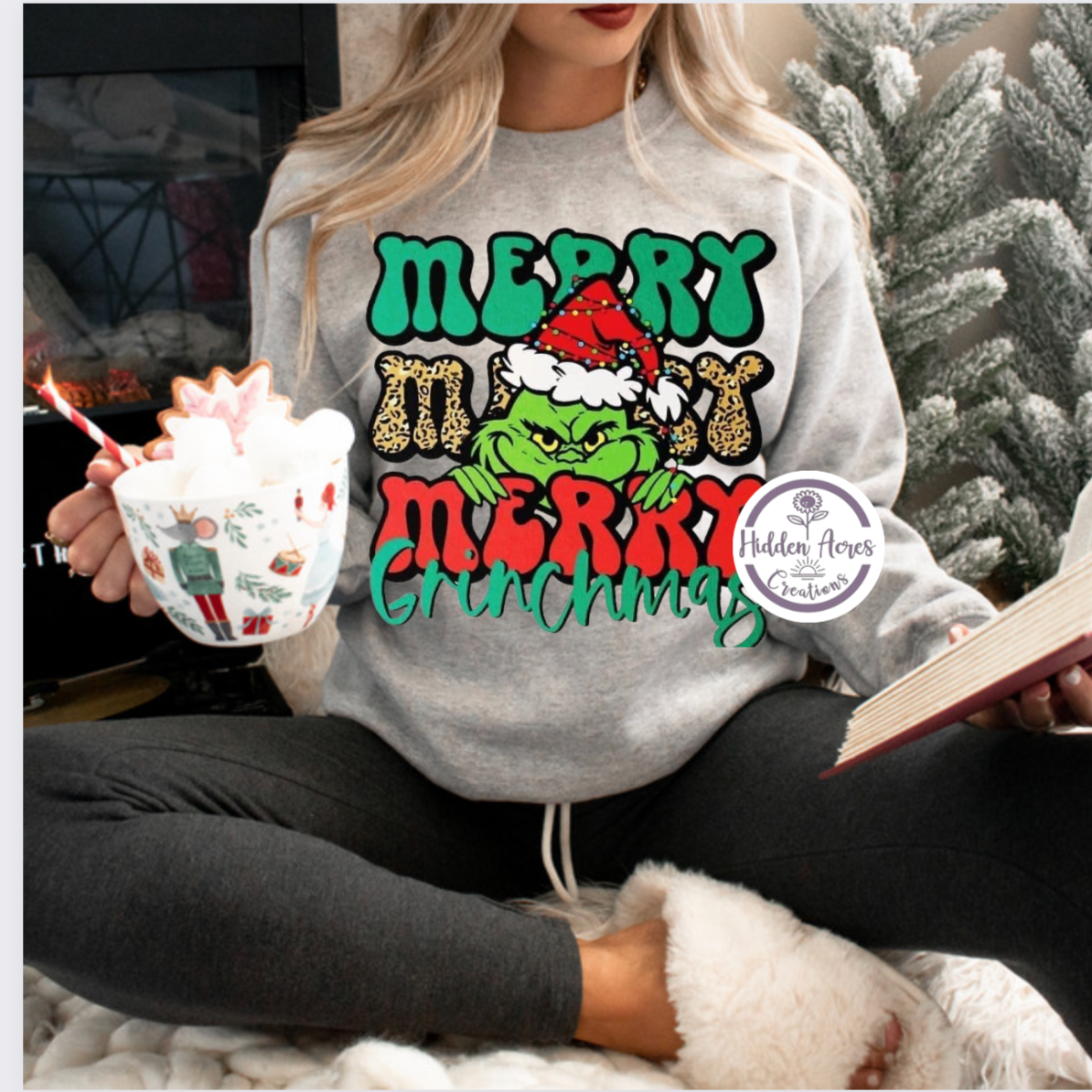 Merry Merry Merry Sub Crewneck (Toddler,Youth,Adult)