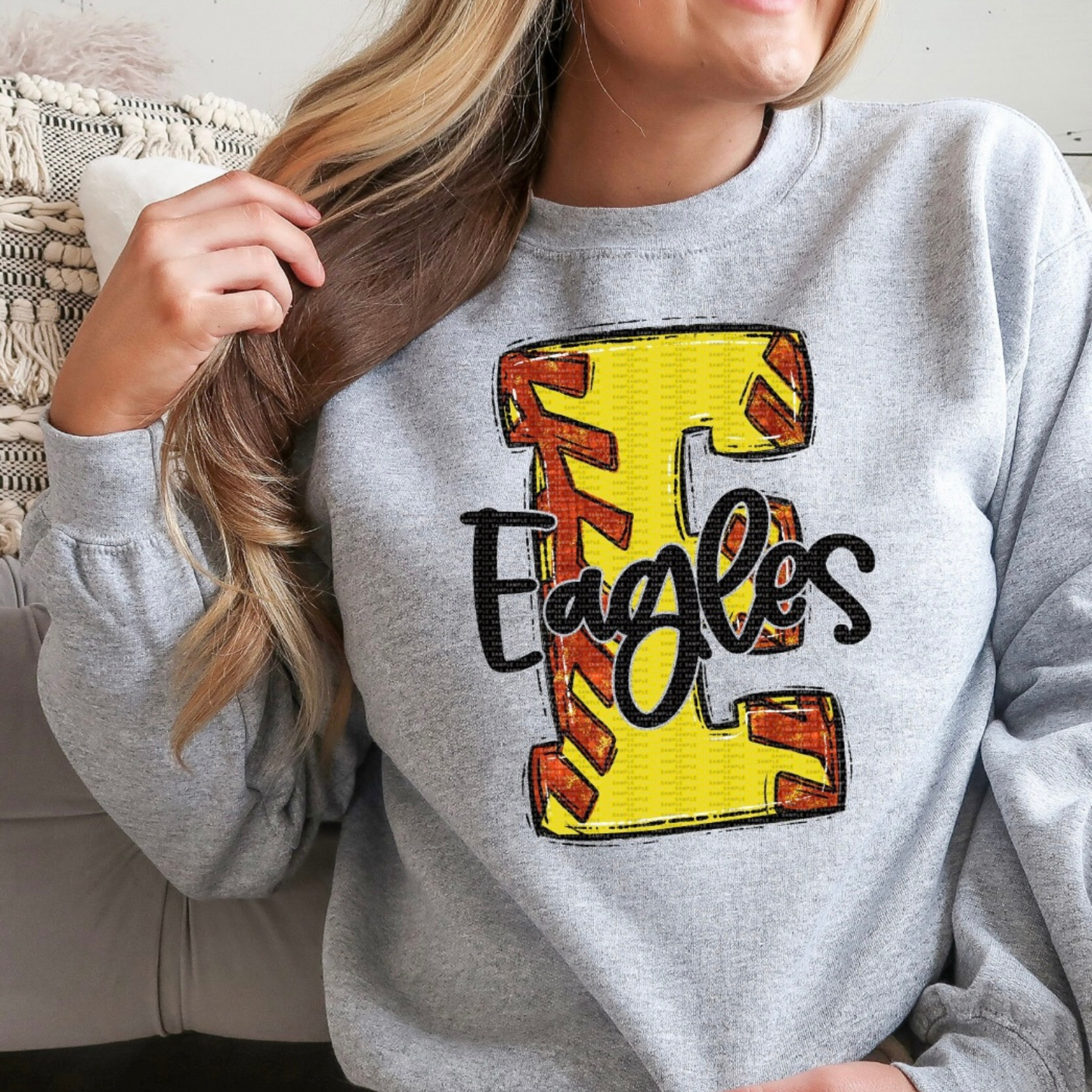 Eagles Softball E Crewneck