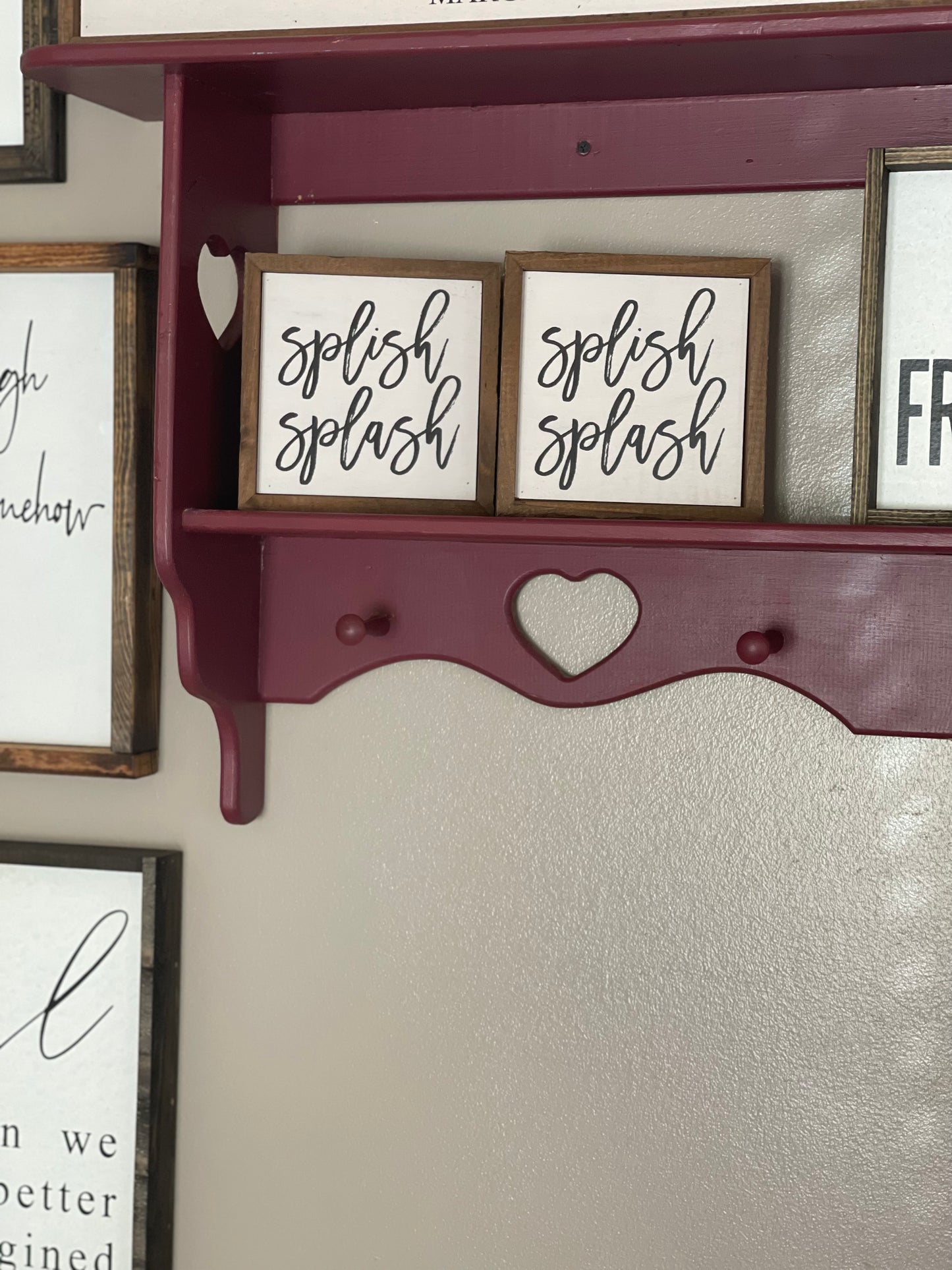 Splish Splash | 6"x6" | Bathroom Shelf Decor