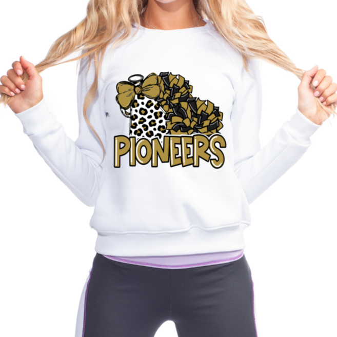 Pioneer Cheer Vegas Gold Crewneck