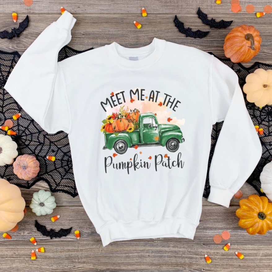 Meet Me at the Pumpkin Patch Fleece Sub Crewneck