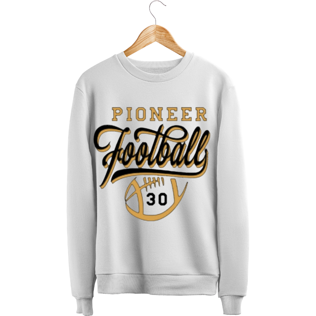 Pioneer Football Custom Number Crewneck