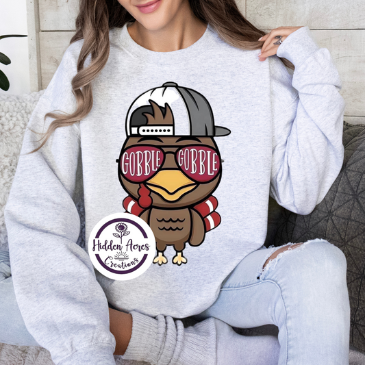 Gobble Gobble Sub Crewneck (Toddler,Youth,Adult)