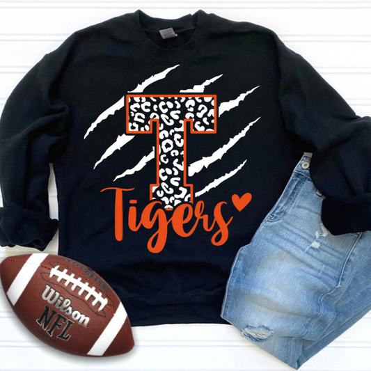 Tigers Claw DTF Crewneck (Toddler, Youth, Adult)