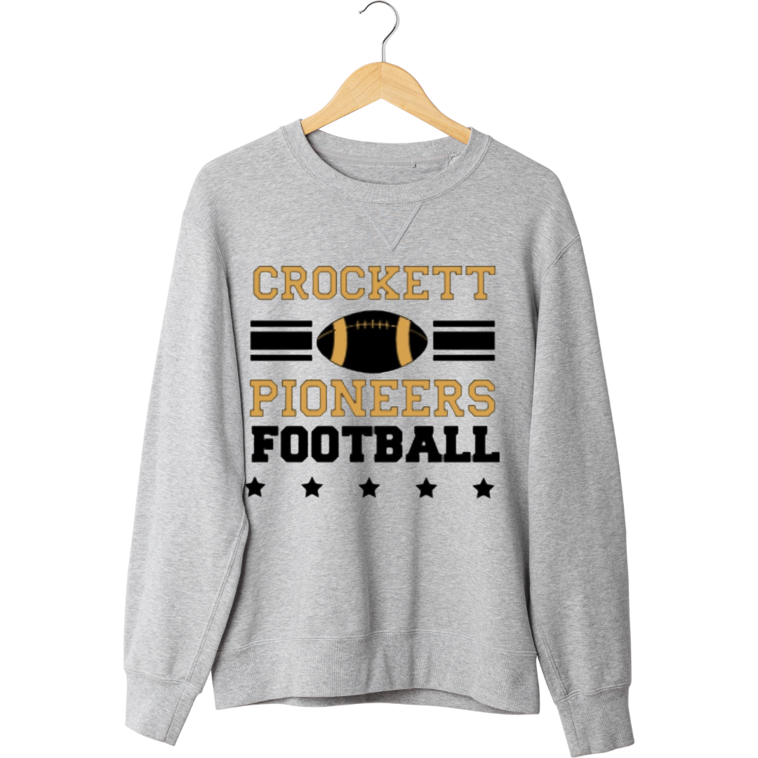 Crockett Pioneers Football Sub Crewneck