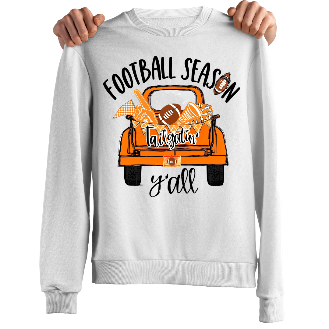 Tennessee Football Season Yall Crewneck