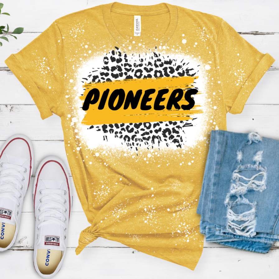 Pioneers Cheetah Splatter Tee Shirt