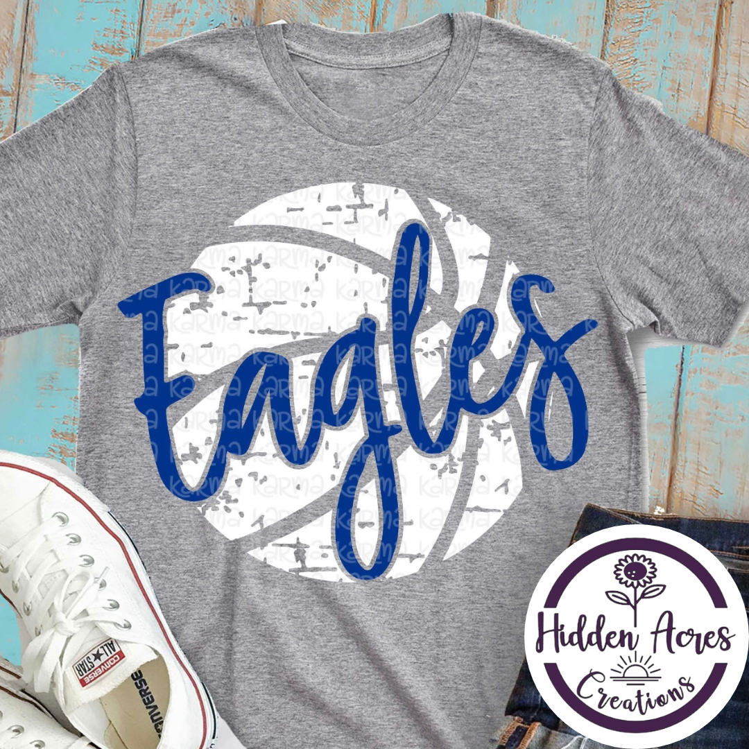 Eagles Basketball DTF Short Sleeve or Crewneck