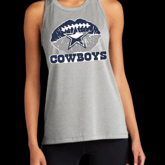 Cowboys Lips Ladies Endeavor Tank