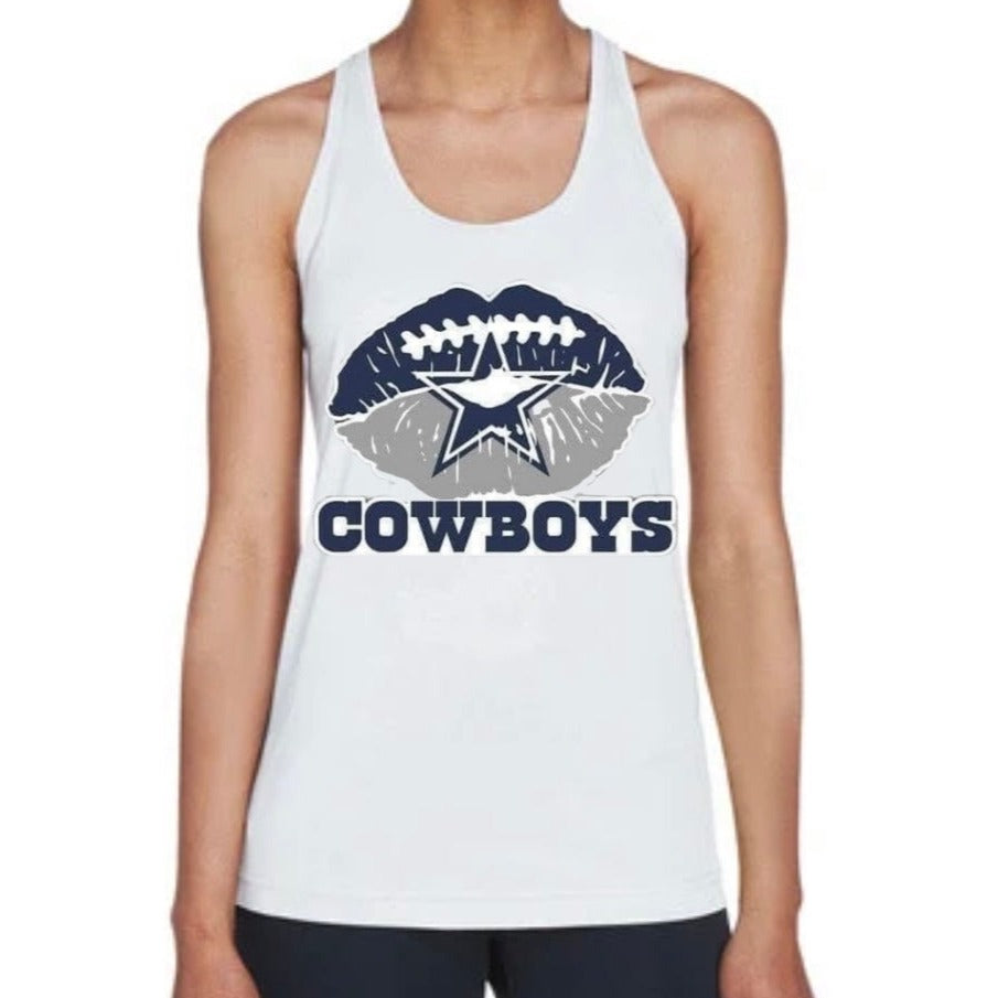 Cowboys Lips Ladies Endeavor Tank