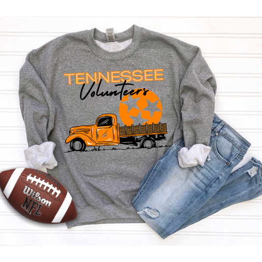 Tennessee Volunteers Truck Crewneck DTF