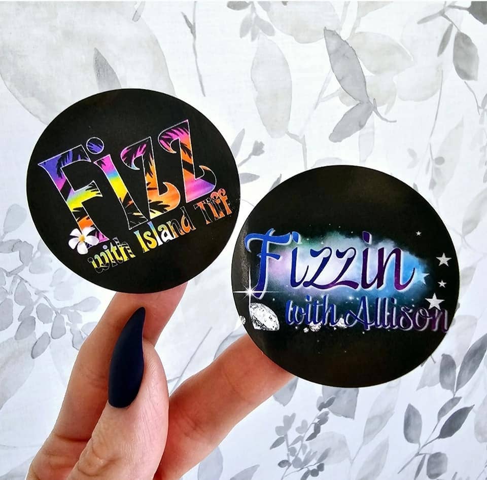 Full Color Custom Logo or Photo Packaging Stickers Labels: 250 Stickers / Circle