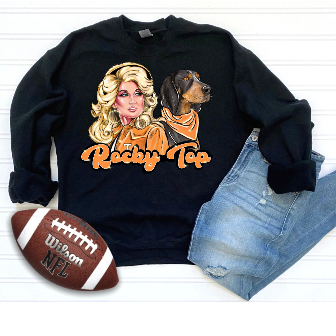 Rocky Top Dolly Crewneck DTF