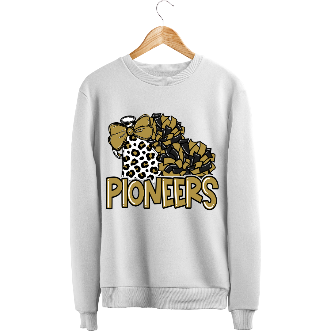 Pioneer Cheer Vegas Gold Crewneck