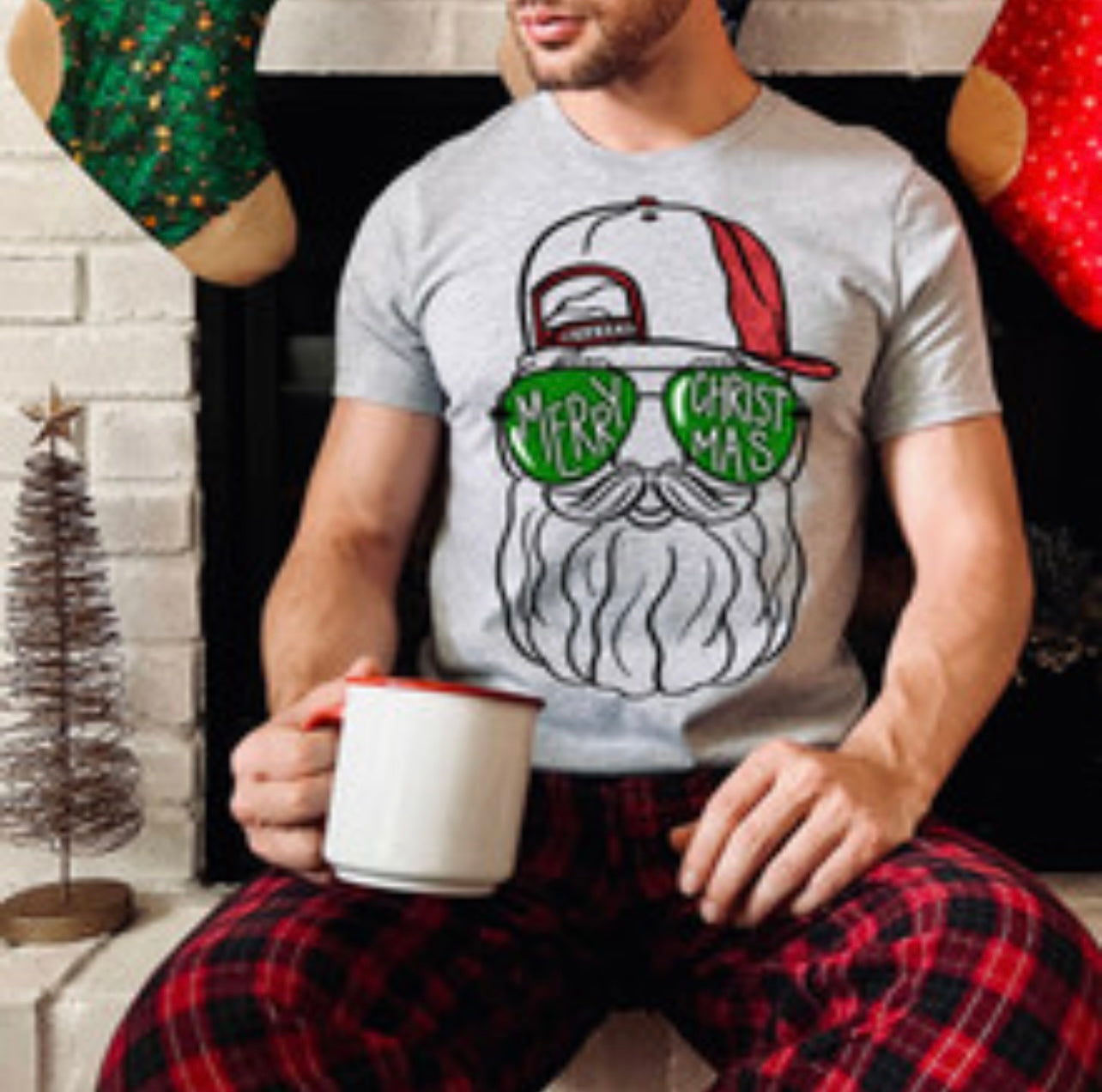 Merry Christmas Cap Tee