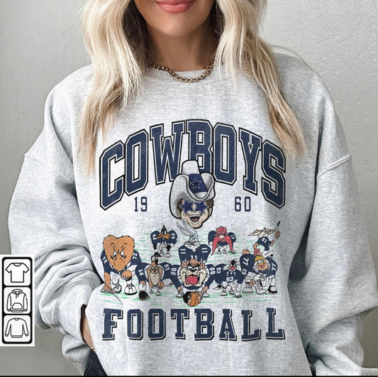 Cowboys Football Sub Crewneck Sweatshirt (Toddler, Youth, Adult)