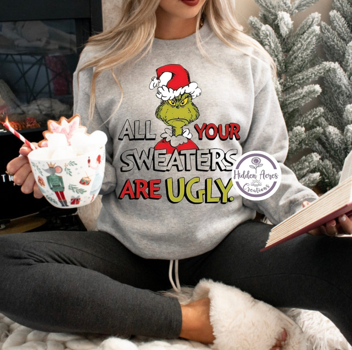 All Your Sweaters are Ugly Sub Crewneck (Toddler,Youth,Adult)