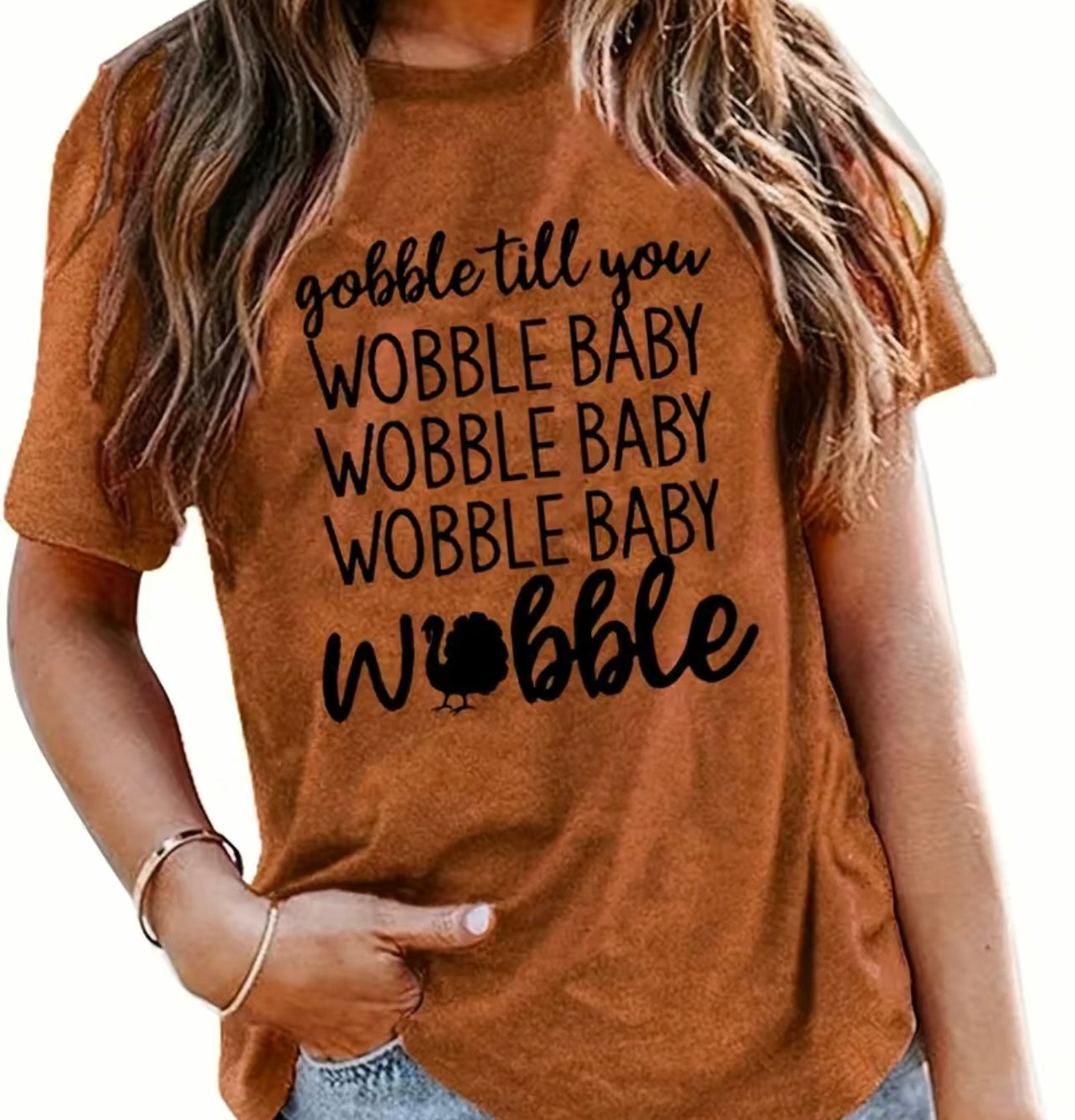 Gobble til you WOBBLE Baby Fall Tee