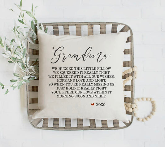 Grandkids Love Pillow Cover