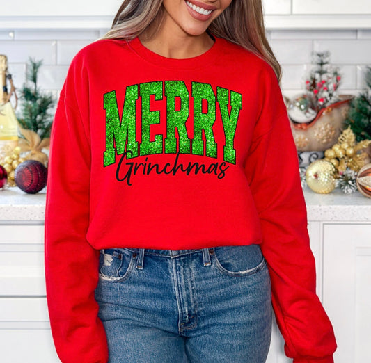 Merry Grinchmas Crewneck