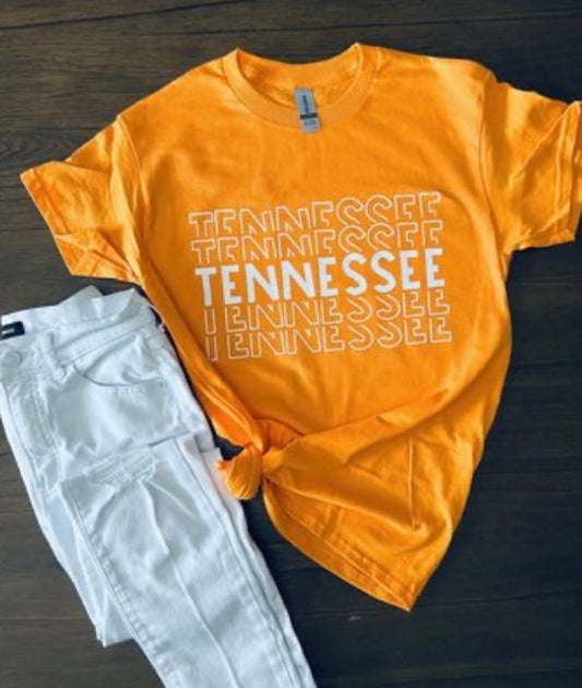 Orange Tennessee DTF- Tee