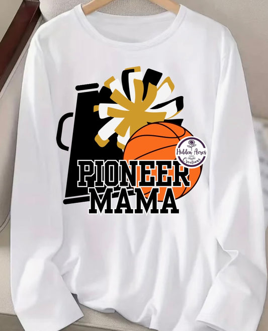 Pioneer Mama Basketball & Cheer Long Sleeve
