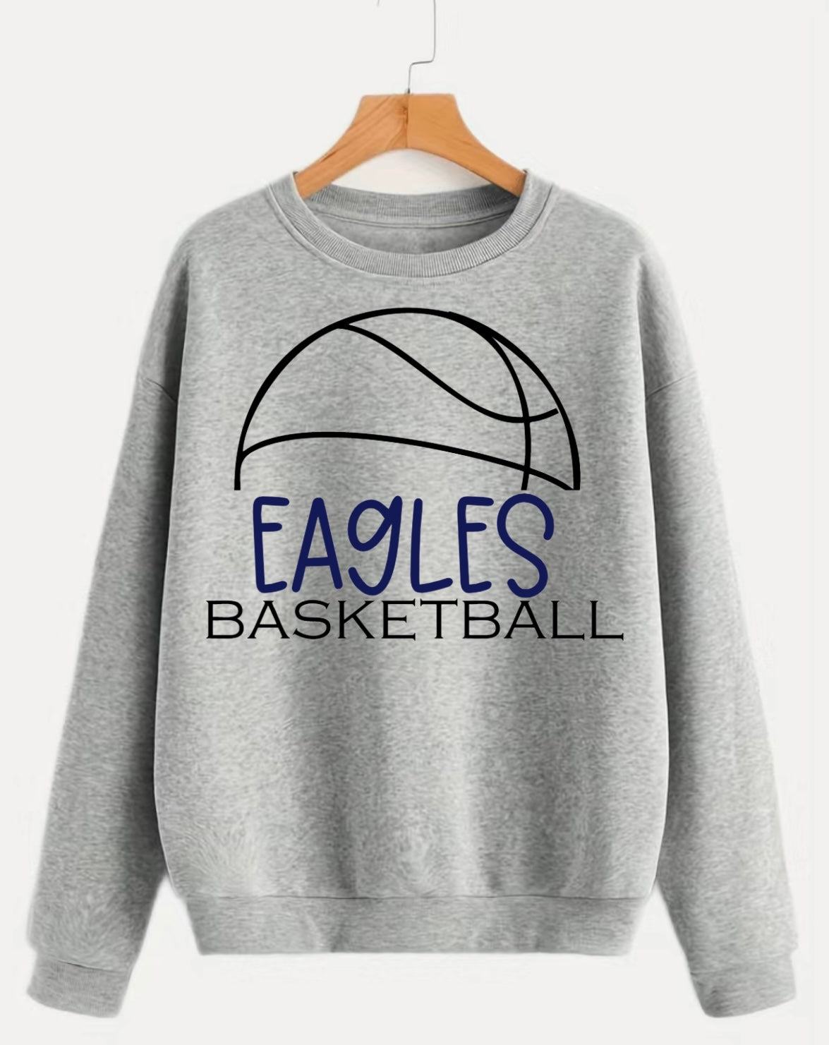 Eagles Basketball Sub Crewneck (Youth , Adult)