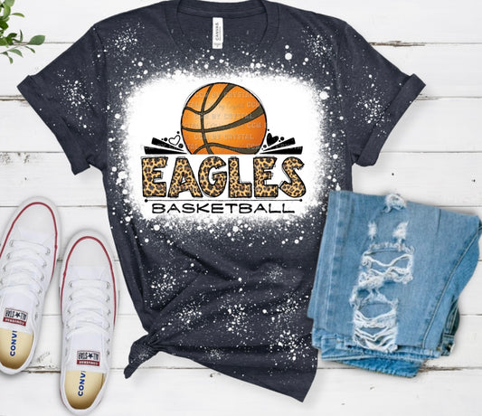 Eagles Basketball Cheetah Sub Tee Shirt