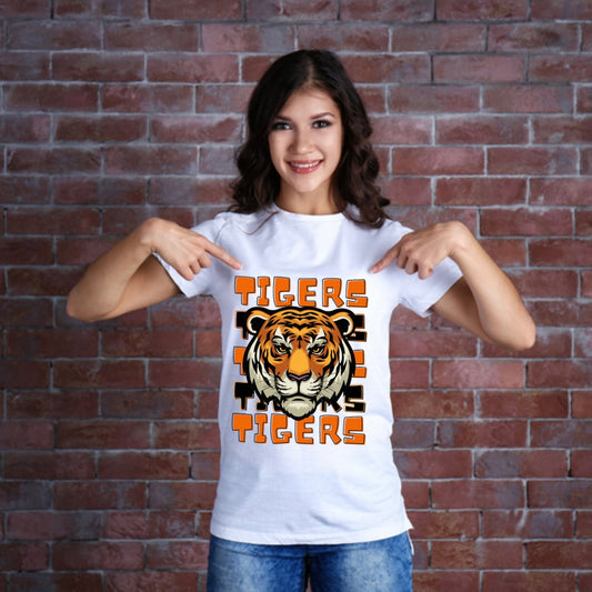 Tigers Tigers Tigers Mascot Tee