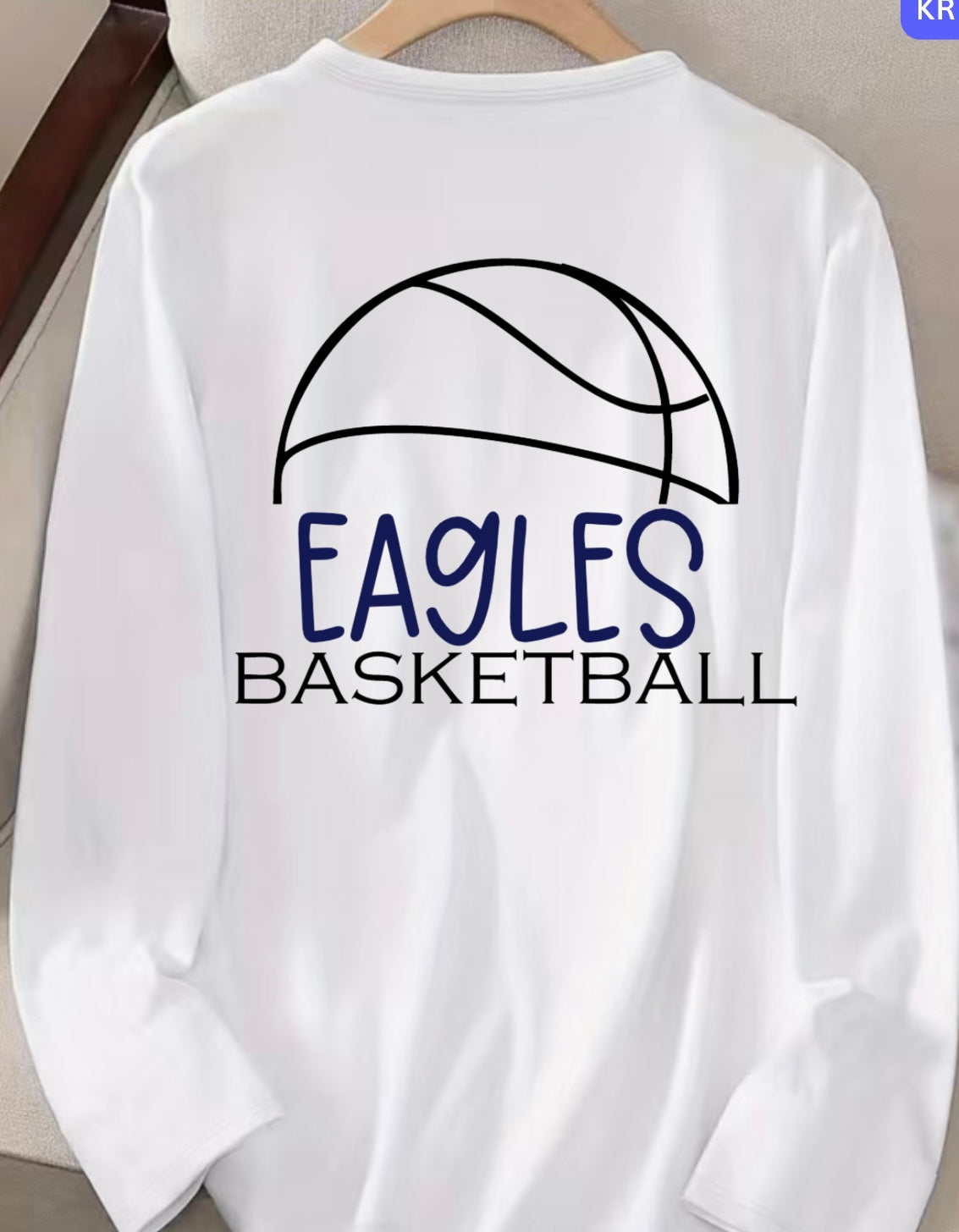 Eagles Basketball Sub Crewneck (Youth , Adult)