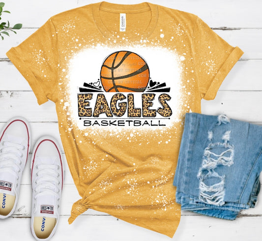 Eagles Basketball Cheetah Sub Tee Shirt