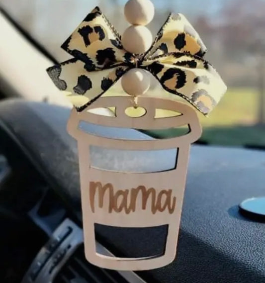 Coffee Mama Car Charm