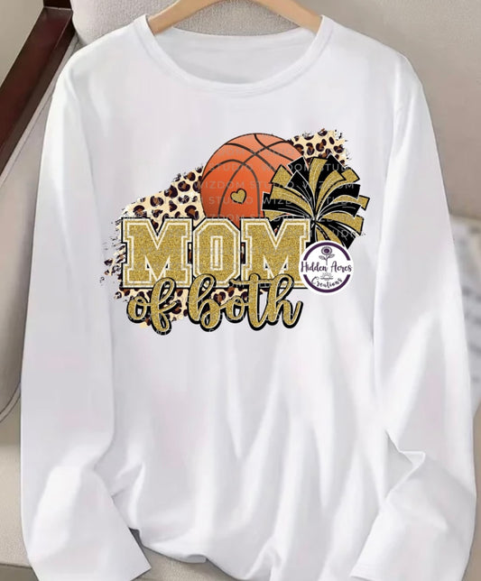 Mom of Both | Basketball & Cheer Long Sleeve