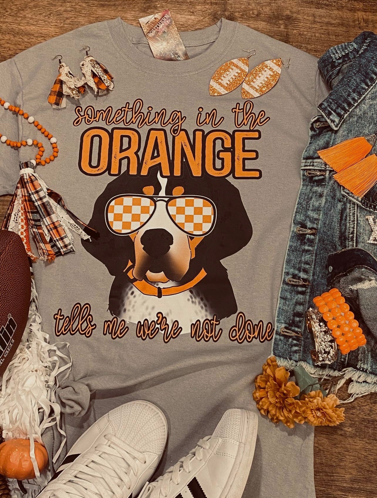 Something in the orange tells me we’re not done - Tee