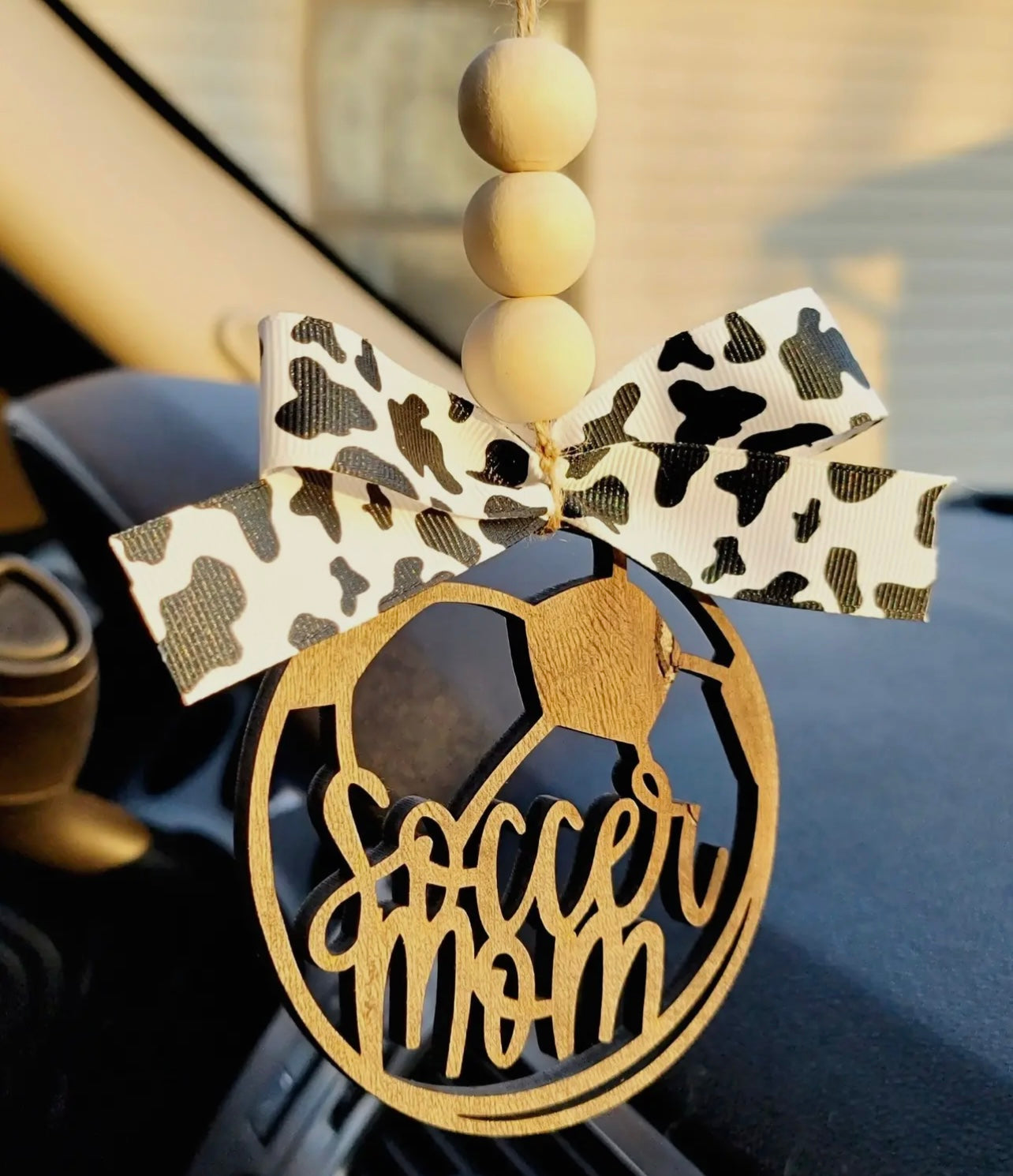 Soccer Mom Car Charm