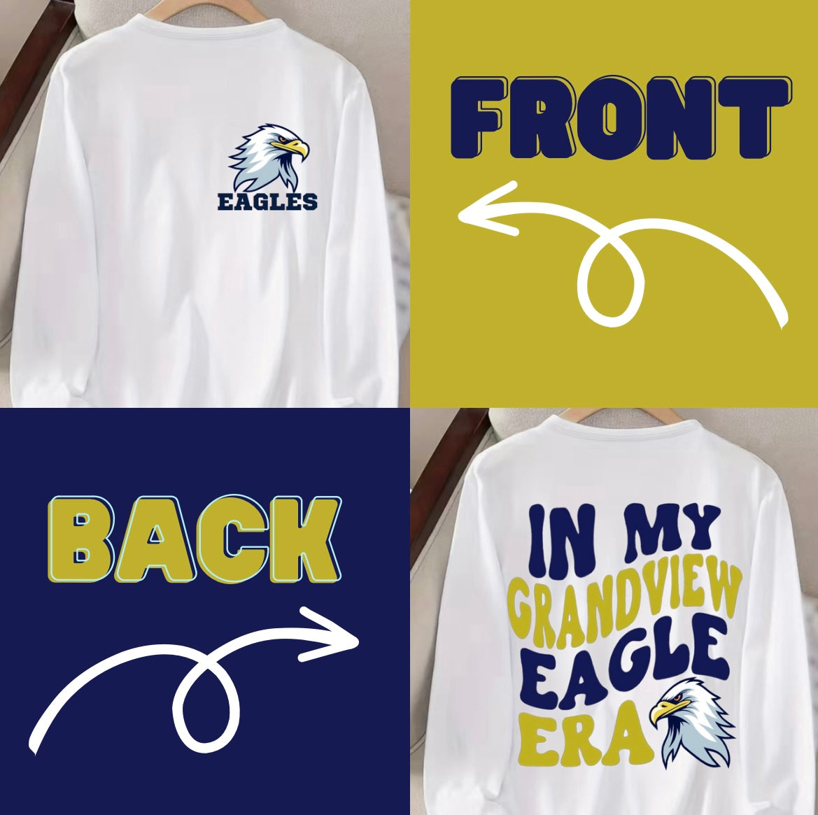 Front/Back In My Eagle Era Long Sleeve Sub