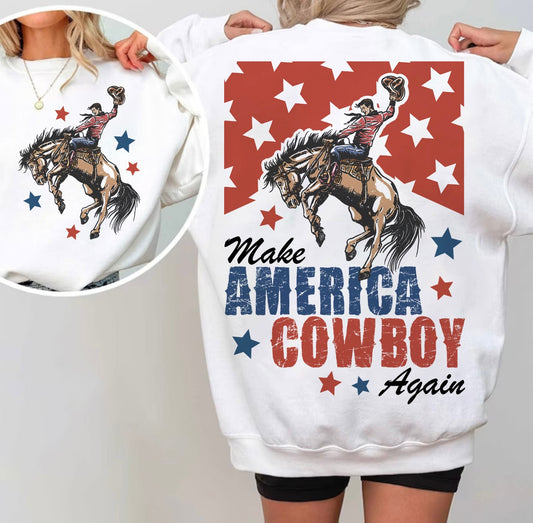 Make America Cowboy Tee/Crewneck