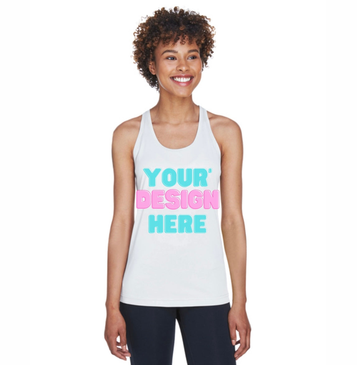 Ladies Performance Racerback Tank | Choose your design