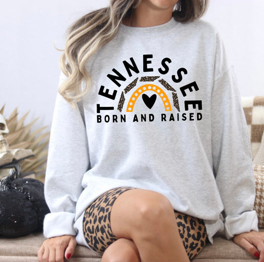 Tennessee Born and Raised Sub Crewneck