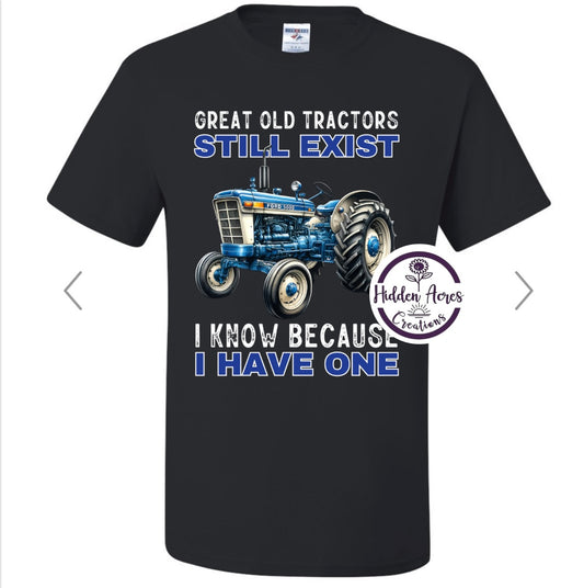 Great Old Tractors Ford 5000 DTF Tee Shirt or Hoodie