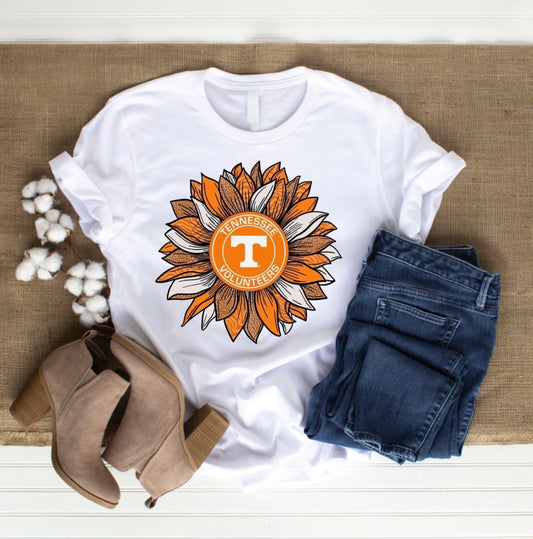 Tennessee Sunflower Tee - | TN Vols Shirt