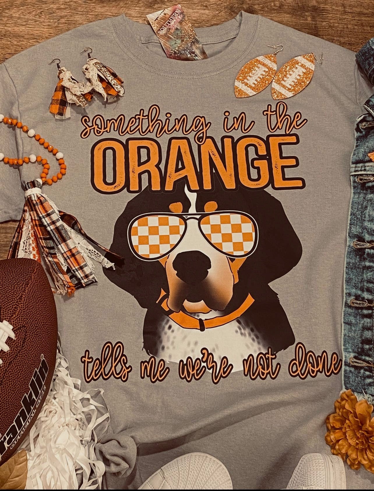 Something in the orange tells me we’re not done - Tee