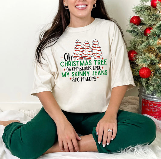 My SkinnyJeans Are History Christmas Crewneck