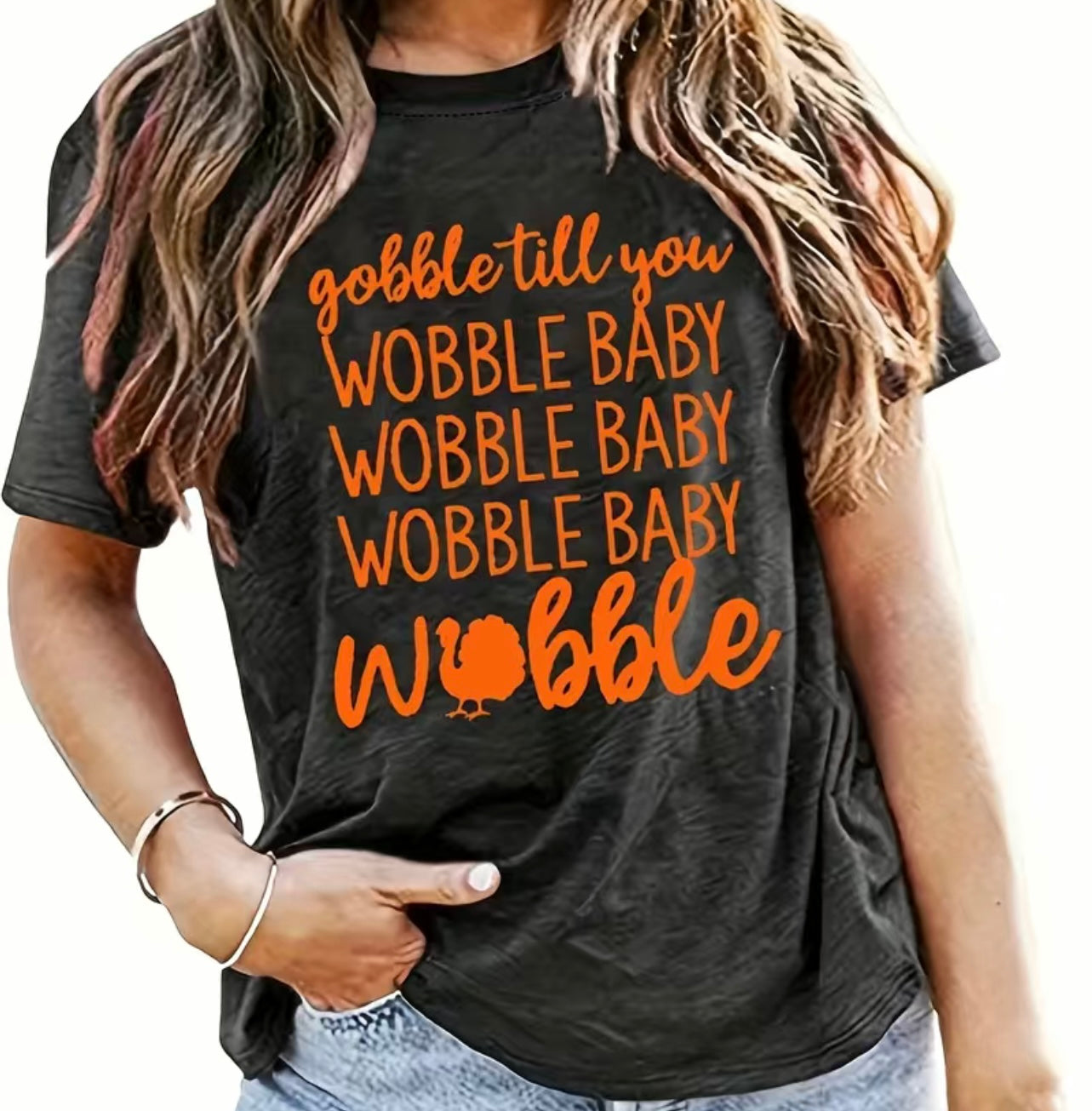 Gobble til you WOBBLE Baby Fall Tee