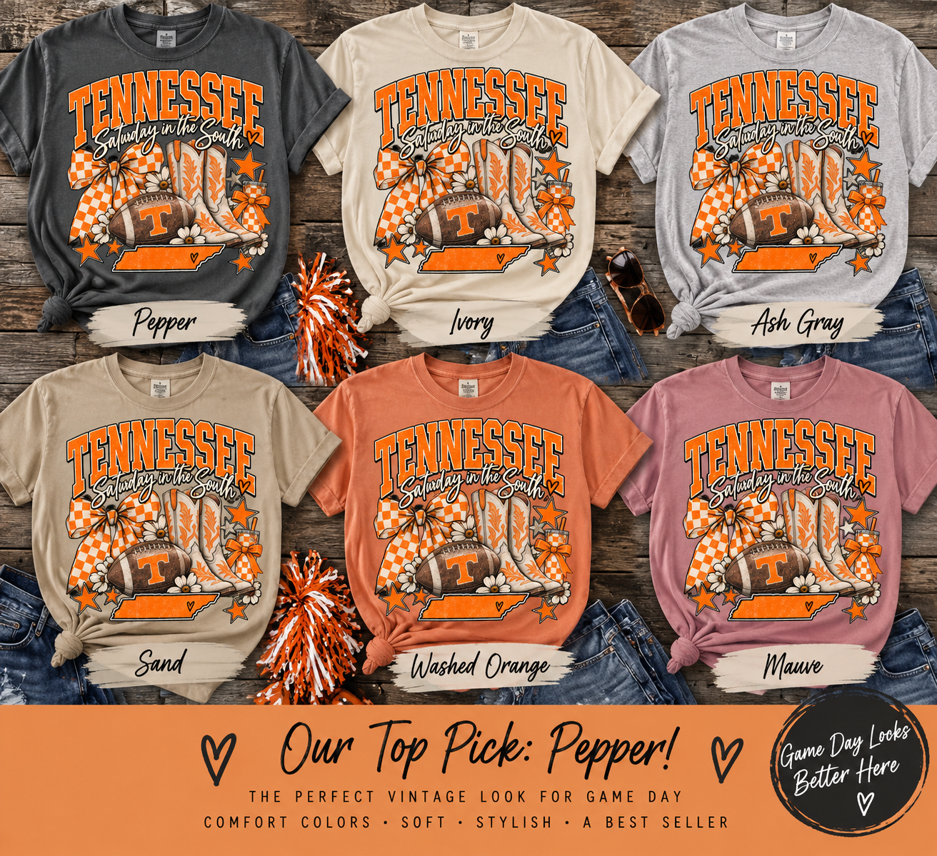 Tennessee Saturday in the South Game Day Tee