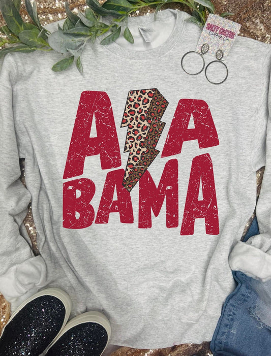 Alabama Bolt Sub Crewneck